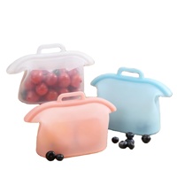 Ensemble de contenants de conservation du pain Naike Custom Modern Travel, sacs de conservation alimentaire en silicone durables, écologiques et rechargeables