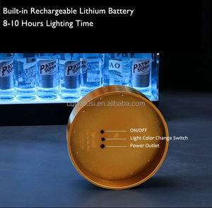 Seau à glace LED transparent en acrylique pour fêtes, mariages, bars, présentoir à champagne, vodka, vin pour discothèques - Product Image 5