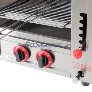 Parrilla de salamandra comercial de 2/4/6 quemadores, calefacción LPG NG, estufa de superficie de Gas Natural DE MESA DE ACERO INOXIDABLE duradera - Product Image 4