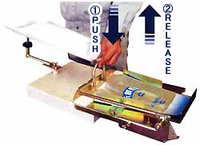 Machine d'emballage alimentaire semi-automatique manuelle japonaise pour le commerce de détail, facile à utiliser, légère (6 kg), avec noyau adhésif pour épinards