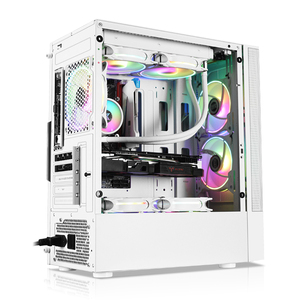 Funda de escritorio de alta calidad, carcasa de vidrio templado para <span class=keywords><strong>PC</strong></span> portátil, compatible con 240, carcasa lateral refrigerada por agua para ordenador, funda para juegos - Product Image 6