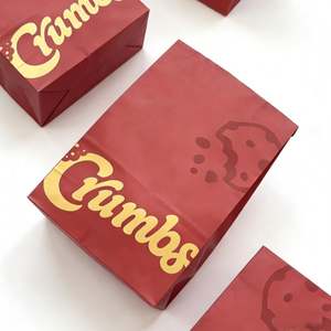 Sacs en papier kraft recyclés écologiques jetables imperméables avec fermeture magnétique et logo personnalisé pour la vente en gros de plats à emporter - Product Image 3