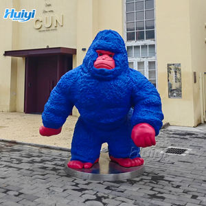 Escultura <span class=keywords><strong>de</strong></span> Gorila <span class=keywords><strong>de</strong></span> Fibra <span class=keywords><strong>de</strong></span> Vidrio <span class=keywords><strong>de</strong></span> Tamaño Real Personalizada, Estatua <span class=keywords><strong>de</strong></span> King Kong <span class=keywords><strong>de</strong></span> Resina para Decoración <span class=keywords><strong>de</strong></span> Parques, Zoológicos y Hoteles al Aire Libre - Product Image 5