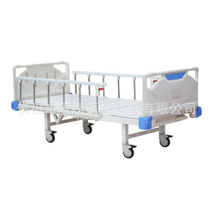Yao Kang Manual Hospital <b>Bed</b> YK-M202 Two Function Nursing <b>Bed</b> With <b>Side</b> <b>Rails</b> And Wheels For Medical Use - Product Image 1