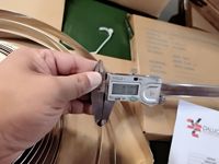 Sangle perforée en acier 316L de haute qualité, bobine de 50 kg pour Cartier