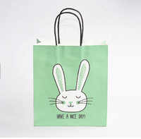 Sac en papier Kraft vert de luxe, prix de gros, cadeau artisanal personnalisé, Shopping alimentaire imprimé