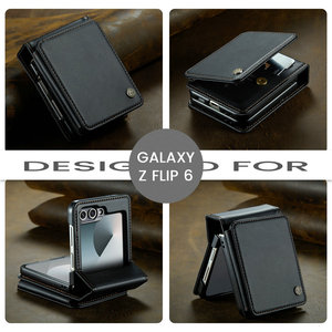 Étui portefeuille et porte-cartes CaseMe pour <span class=keywords><strong>Samsung</strong></span> Z <span class=keywords><strong>Flip</strong></span> 6 étui en cuir ultra fin intelligent pour <span class=keywords><strong>Samsung</strong></span> Z <span class=keywords><strong>Flip</strong></span> 6 5 4 <span class=keywords><strong>3</strong></span> étui porte-cartes - Product Image 4
