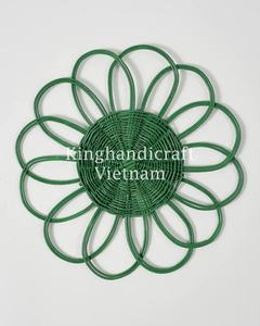 Manteles individuales de mesa de bambú tejidos a mano de lujo sostenibles, esteras y almohadillas ecológicas para Decoración de mesa - Product Image 3