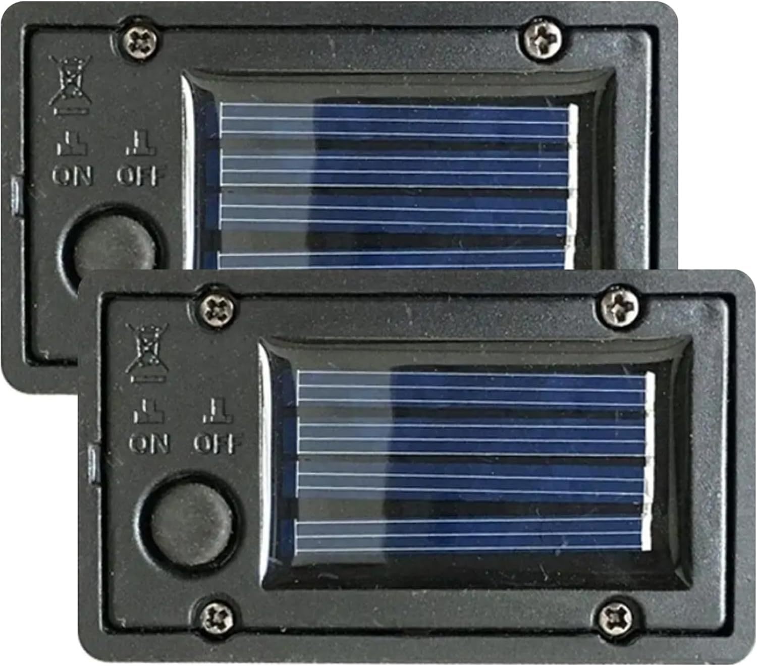 Outdoor Waterproof DIY Garden Lights 7 Lumens Warm White LED IP65 Solar Panel Battery Small Plastic Garden Decor Replacement Top