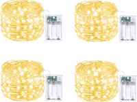 2M 3M 5M 10M 100 LED-Saiten Kupferdraht 3XAA Batterie betriebene LED-Lichterketten