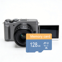 Carte SD haute endurance 32G 64G 128GB Carte mémoire haute vitesse 4K Mini carte flash TF pour moniteur/vidéo/radio/tablette avec adaptateur