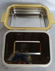 Recipiente Térmico para Alimentos <span class=keywords><strong>de</strong></span> 4 Litros, Cuadrado, Aislado, con Acabado Mate Premium, el Más Vendido en Oriente Medio - Product Image 1