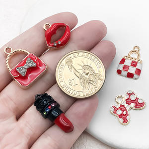 อุปกรณ์ตกแต่งเคสมือถือ สร้อยคอ สร้อยข้อมือ ต่างหู จี้โลหะรูปโบว์หวานๆ สำหรับวันวาเลนไทน์ - Product Image 3