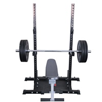 Équipement de gymnastique à domicile Half Squat Rack Chest Training Workout Bench Press Commercial Foldable Squat Rack