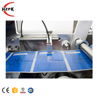 HZPK MT-50 Machine d'étiquetage pour bouteilles rondes en aluminium, diamètre de la bouteille 150 mm, imprimante de codes pour bouteilles rondes