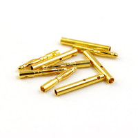 Prises de test banane plaquées or Amass GC2010-M GC2010-F 2,0 mm avec ressort de maintien pour test de moteur/ESC