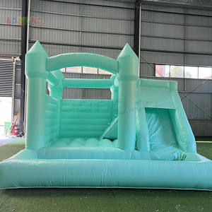 Oferta Especial: Castillo Hinchable Azul Lago con Tobogán Acuático y Piscina de Bolas - Accesorios y Juguetes Inflables - Product Image 1