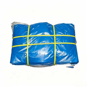 Bâche en PEHD/PEBD laminée imperméable, tissée, bleue, 180 GSM, 4x5M, pour couverture <span class=keywords><strong>de</strong></span> tente <span class=keywords><strong>de</strong></span> camping extérieure et auvent - Product Image 1