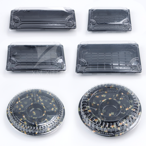 Envase Transparente Desechable para Alimentos con Tapa, Blister de PET, Seguro para Alimentos, Caja para Sushi para Llevar, con Logotipo Personalizado, Venta al por Mayor - Product Image 2