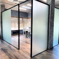 Verre de sécurité trempé dépoli sablé opaque de haute qualité, 10 mm et 12 mm, prix de gros pour immeubles de bureaux