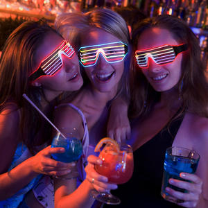 SUNJET New Product Colorful LED Shutter <strong>Glasses</strong> for <strong>Party</strong> Blinds <strong>Glasses</strong> Birthday <strong>Party</strong> Private Props Illuminated <strong>Glasses</strong> - Product Image 4