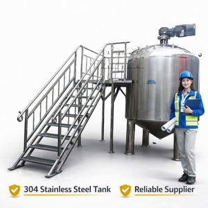 Stainless Steel Double Jacket Liquid Cleaning Mixing Machine Laundry Detergent Hand Soap Shampoo Making Machine - Product Image 3
