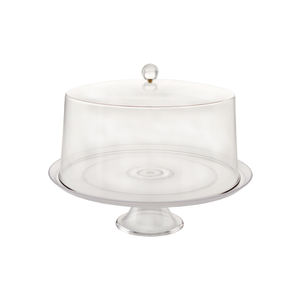 Vassoio per Alimenti in Plastica Trasparente con Coperchio e Maniglia, Copertura per Torte Rotonda da 12 Pollici - Product Image 2