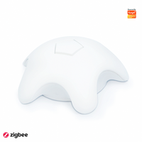 Capteur de fuite d'eau intelligent Tuya ZigBee et alarme de fuite étanche contrôlée par application pour la détection au sol de la cuisine, des toilettes et de la maison