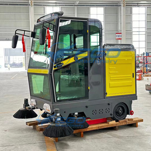 Balayeuse électrique haute performance avec pneus pleins et système de contrôle intelligent pour un nettoyage efficace des sols, idéale pour les centres commerciaux et les rues. - Product Image 4