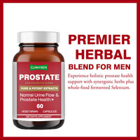 Capsules personnalisées de santé de la prostate avec mélange de palmier nain pour la fonction de la prostate nutriments antioxydants au thé vert