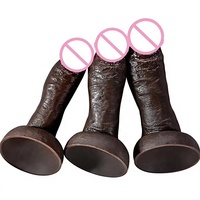 3 tailles, marron, grand pénis réaliste, godemichet énorme, jouets sexuels anaux pour adultes, pour femmes et hommes, avec ventouse, stimulateur du point G pour orgasme vaginal