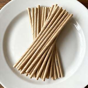 Pajitas de Papel Desechables para Bebidas Comerciales, Hechas con Materiales Ecológicos con Certificación Verde que Cumplen con los Estándares Ambientales - Product Image 2