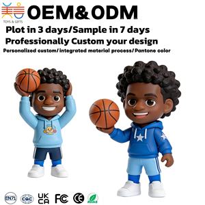 Personalizza la Tua Statuetta <span class=keywords><strong>Bobble</strong></span> <span class=keywords><strong>Head</strong></span>, Giocattoli in PVC, Figurine 3D di Giocatori di Basket Personalizzate OEM, Giocattoli in Vinile PVC su Misura - Product Image 3