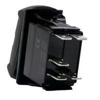 Interrupteur à bascule pour feux auxiliaires, 5 broches, laser marche/arrêt, lumière LED blanche, 10A 24V 20A 12V, pour voiture et bateau