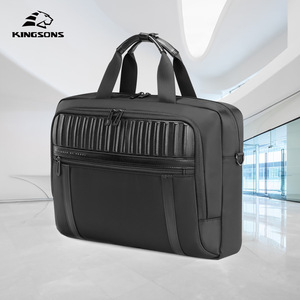 Kingsons Business Laptop Bag 13-15 Inch Polyester Zipper Travel <b>Briefcase</b> - Product Image 2