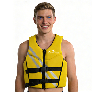 Nouvelle Veste de Sauvetage Jaune 2026 pour Hommes, Grande Taille, Haute Flottabilité, pour Surf, Bateau et Natation, Réfléchissante, en EPE, <span class=keywords><strong>à</strong></span> Prix Abordable - Product Image 1