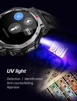 VALDUS Monitoreo del sueño VD47 PRO 525mAh Reloj inteligente Ritmo cardíaco Monitoreo de oxígeno en sangre Luz brillante Linterna Nuevo Smartwatch