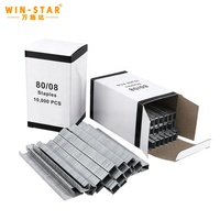 WINSTAR 8008 Metal Staples Sofa Fasteners Fabric Staples 8010 Nails 8006 Pins 80 Series Pneumatic Gun 8012 Staples