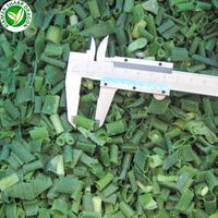 Vente en gros de petits oignons verts échalotes congelés de Chine Coupes de segment dés d'oignons de printemps Bandes en dés Bâton de congélation en vrac