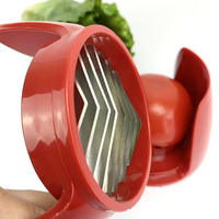Multifunctionele Groentesnijder Chopper Tomaat Eiersnijder Staan Handmatige Aardappeluiensnijder Met Grip