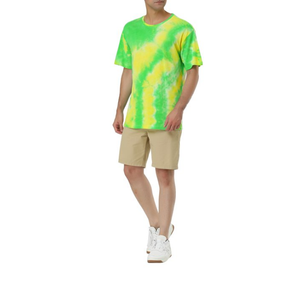 Camiseta de Algodón con Cuello Redondo y Estampado Tie-Dye, Precio al por Mayor, Logotipo Personalizado, Impresión Digital, Tallas Grandes, Secado Rápido, Transpirable, para Hombre - Product Image 2