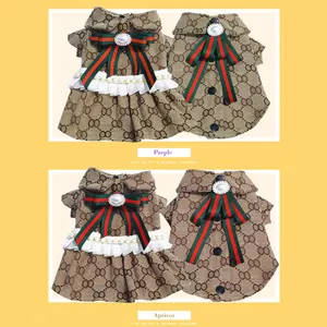 Pakaian Natal hewan peliharaan Musim Dingin, Gaun anjing peliharaan desain klasik, pakaian musim dingin hangat mewah - Product Image 6