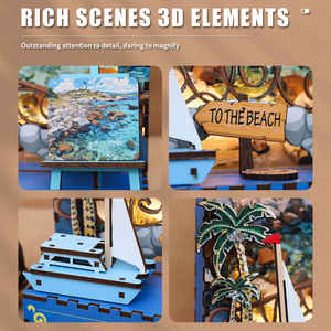 OCHOICE Drop Shipping MOQ=1 Puzzles en bois 3D et jouets éducatifs en bois Kits de construction créatifs pour enfants - Product Image 4