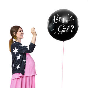 Baby boy or girl-globo para fiesta de bienvenida de bebé, decoración de color, - Product Image 3