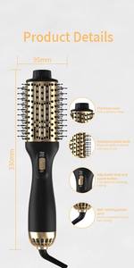 Offre Spéciale <span class=keywords><strong>brosse</strong></span> à air chaud sèche-cheveux ionique sèche-cheveux <span class=keywords><strong>Revlon</strong></span> <span class=keywords><strong>brosse</strong></span> à cheveux sèche-cheveux volume d'air chaud <span class=keywords><strong>brosse</strong></span> - Product Image 2