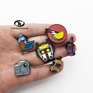 Nhà sản xuất huy hiệu ghim cài áo, đồ thủ công bằng kim loại, bán buôn, trâm cài, ghim men tùy chỉnh logo, ghim men mềm cứng tùy chỉnh - Product Image 2