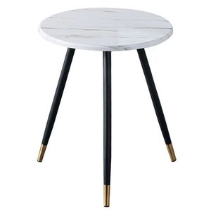 Hot Sale Sample Classic <strong>Stable</strong> Pedestal Modern Furniture Metal <strong>Table</strong> Top Glass White Round Dining <strong>Table</strong> With Metal Legs - Product Image 1
