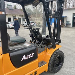 最佳中国品牌杭州/杭茶二手3.5吨柴油A35Z叉车价格3吨3.5吨越野叉车制造商 - Product Image 4