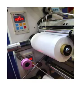 Linha de produção de saco de tecido de pp/pe, linha de alta velocidade com enrolador magnético de controle para sack tecido