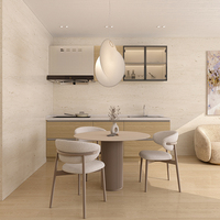 Armoires modulaires modernes minimalistes personnalisées, ensemble complet d'armoires de cuisine